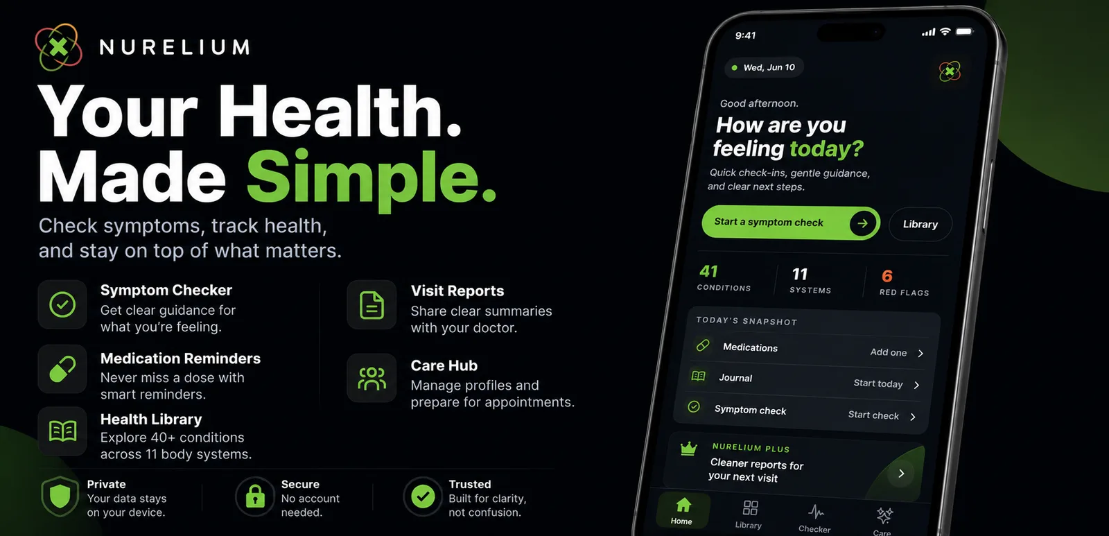 Nurelium Health - Health & Care app by Tobistech